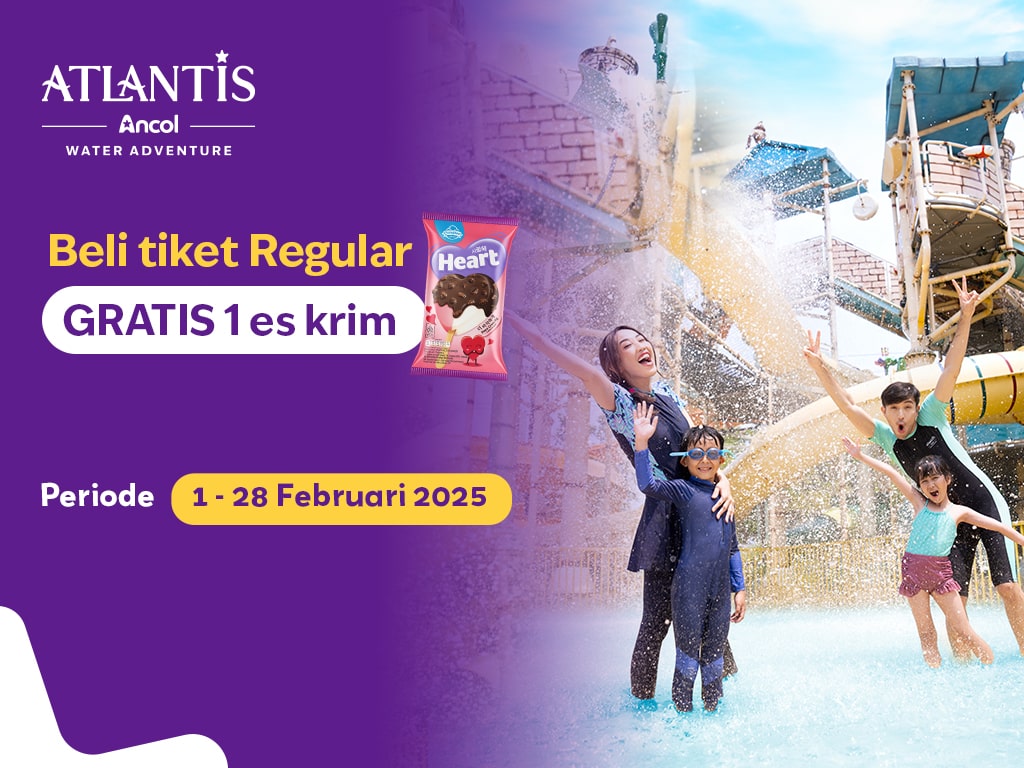 Beli Tiket Reguler di Atlantis Ancol, Dapat Es Krim Gratis! Yuk, Seru-Seruan Sekarang!